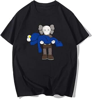 KAWS オリジナルフェイク Chum チャム コンパニオン Tシャツ メンズ2 KAWS オリジナルフェイク Chum チャム コンパニオン Tシャツ